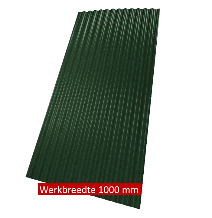 golfplaat staal donkergroen