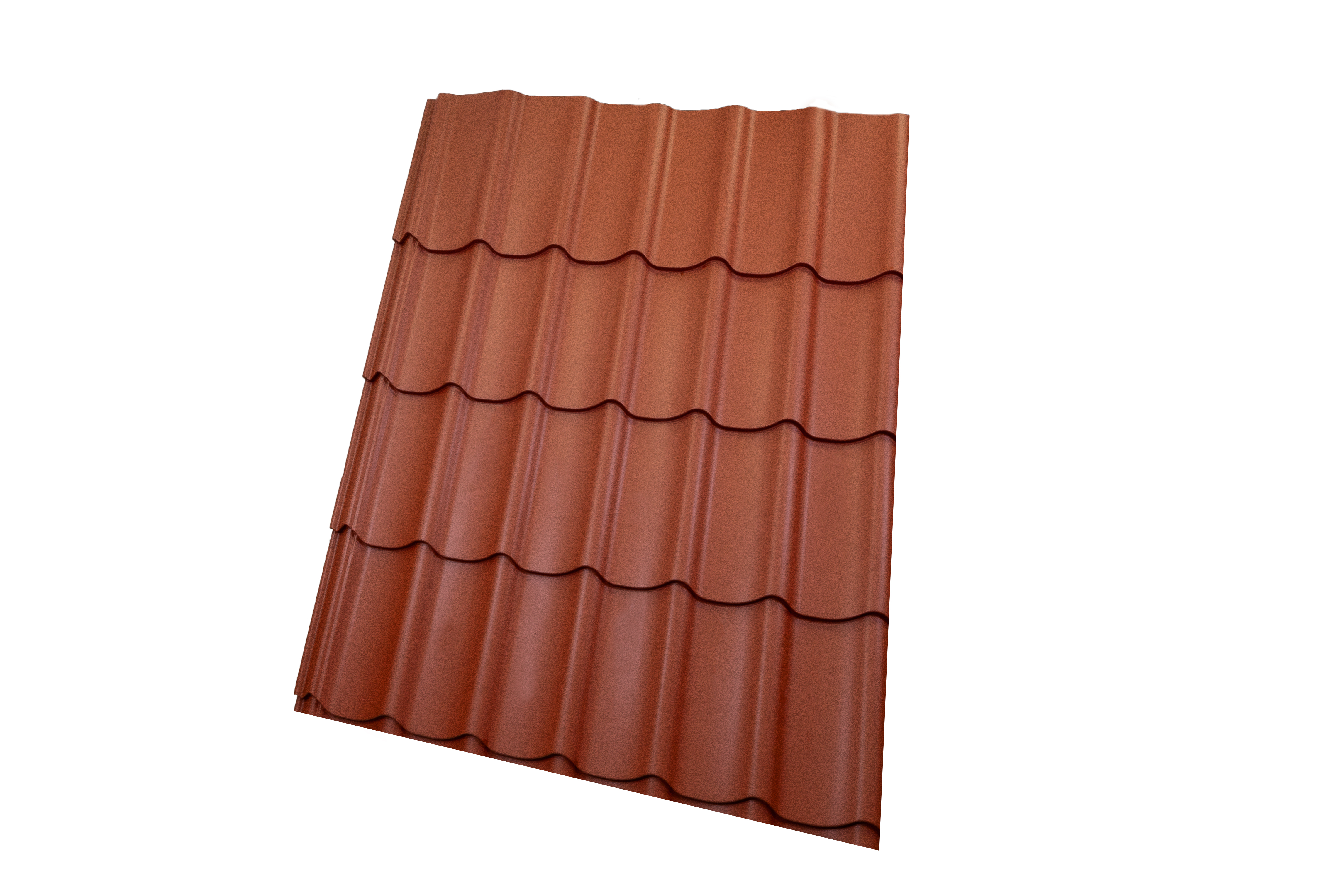 dakpanplaat baksteenrood wrinkle