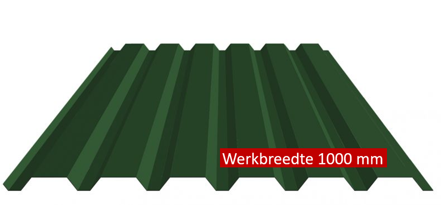 wandplaat donkergroen