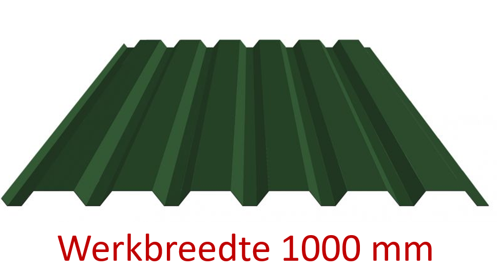 wandplaat donkergroen