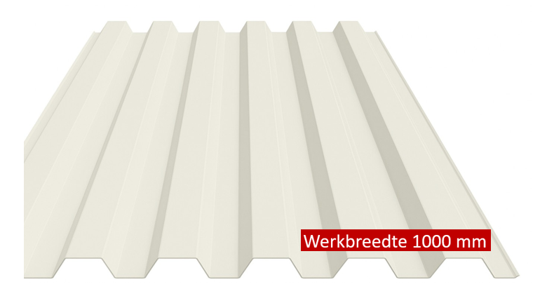 wandplaat gebroken wit