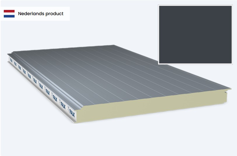 Wandpaneel 60/1060 WB-LL kleur 7016 lengte 5 m