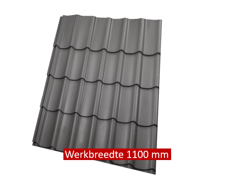 dakpanplaat antraciet