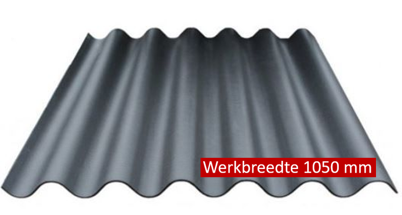 golfplaat Humanit vezelcement 